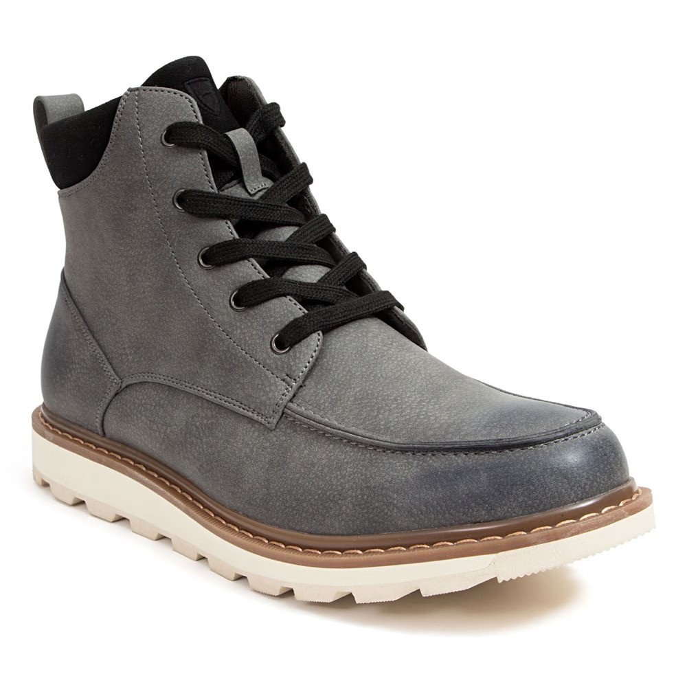 

Ботинки Julian moc toe, защищающие от непогоды Deer Stags, серый