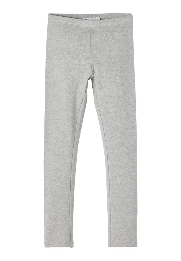 Брюки Name It Nfdavina solid swe bru noos leggings, серый меланж — фото 2