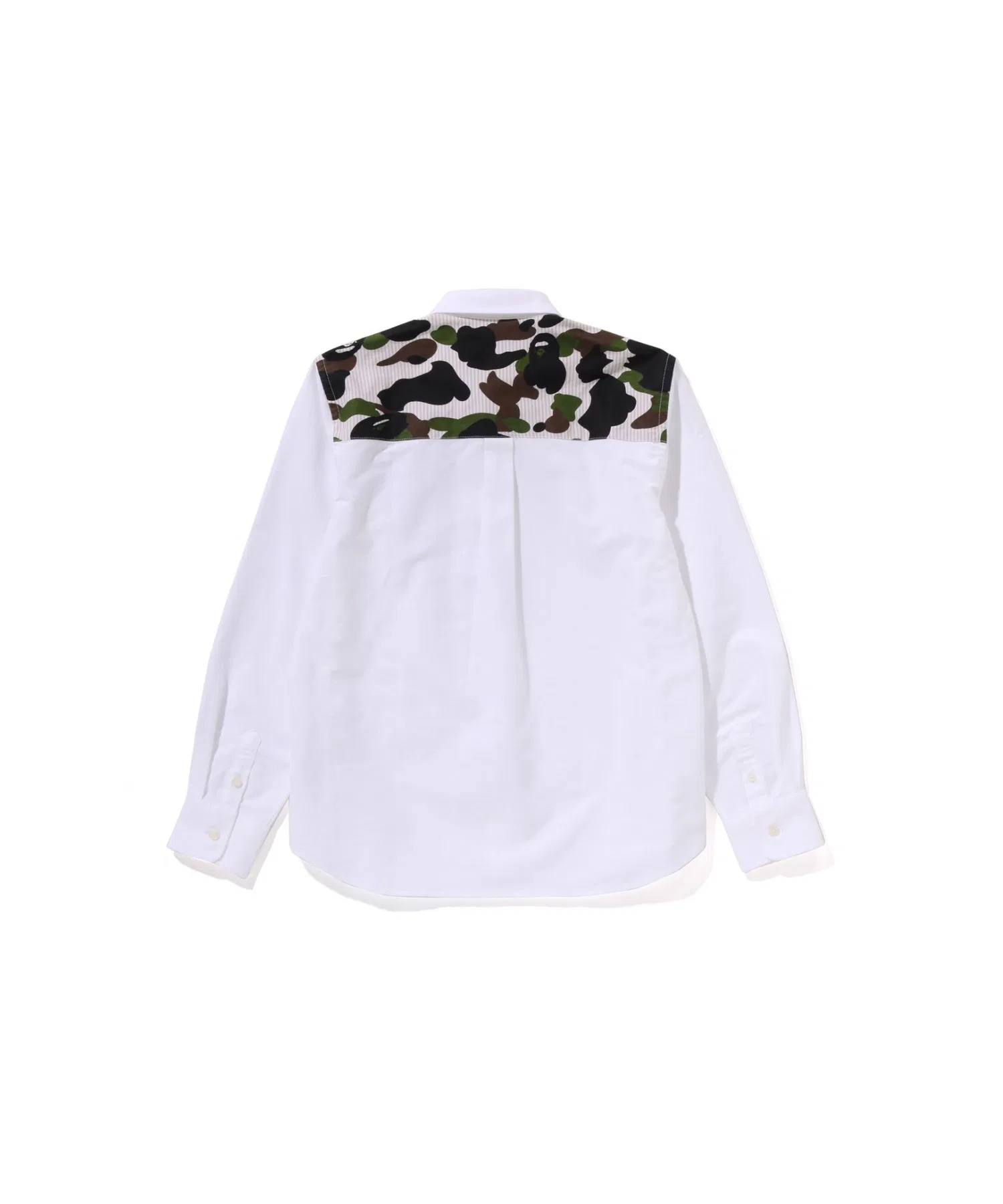Детская рубашка A BATHING APE 1ST CAMO STRIPE OXFORD BD SHIRT — фото 2