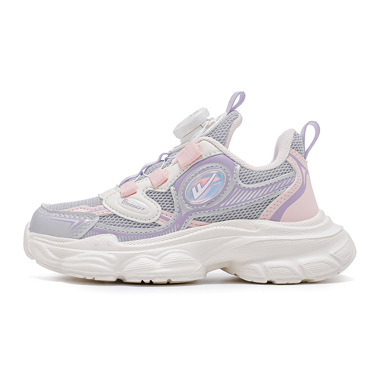 

Warrior Дышащие Легкие и Износостойкие Низкие Детские Беговые Кроссовки, серый/бежевый/черный