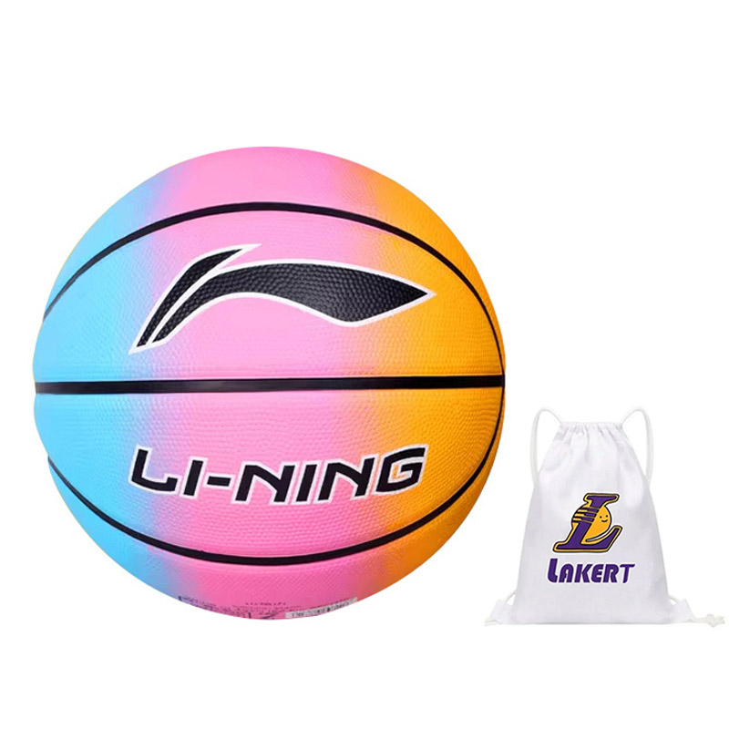 

Баскетбольный мяч из вспененной резины размер 7 размер 5 для соревнований унисекс china LINING, basketball+lakers белый double-shoulder storage bag