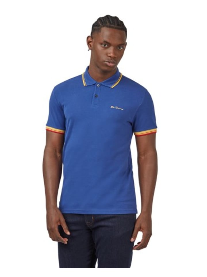 

Футболка поло Ben Sherman, синий