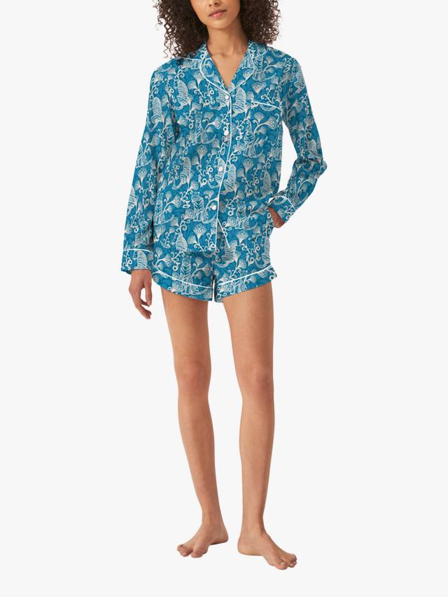 

Комплект пижамы с длинными рукавами и шортами Tiger & Florals из органического хлопка myza