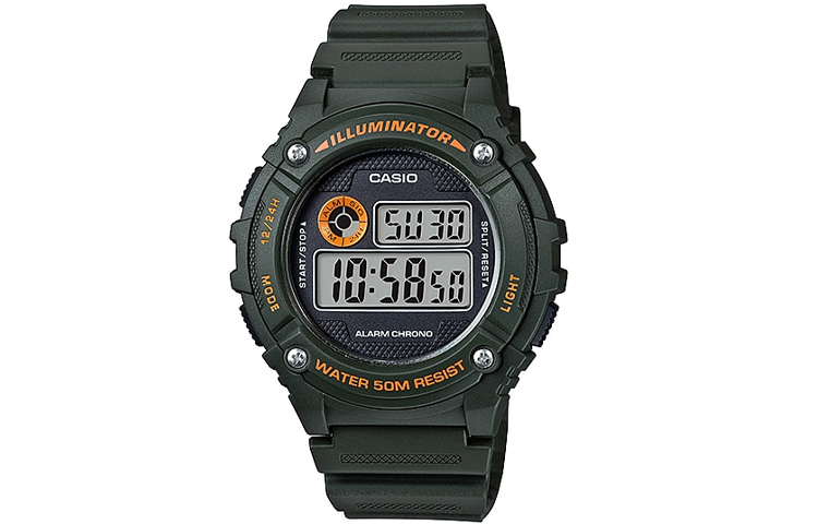

CASIO Часы Men YOUTH Gray Watch W-216H-3BVDF