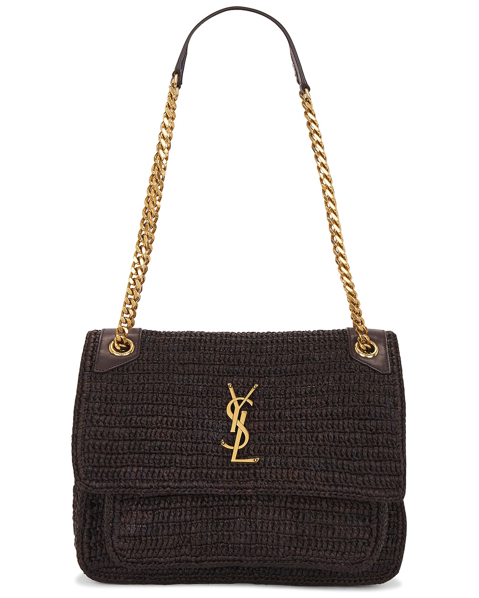 

Средняя сумка Niki Chain Saint Laurent, Chocolate Truffle