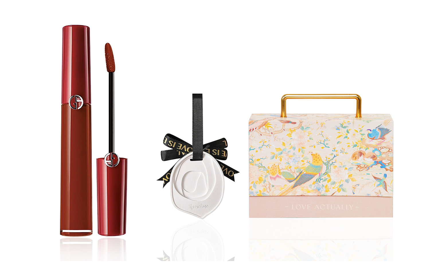 

Ji Light Phoenix Feather Box блеск для губ велюр легко растушевывается выравнивает тон GIORGIO ARMANI