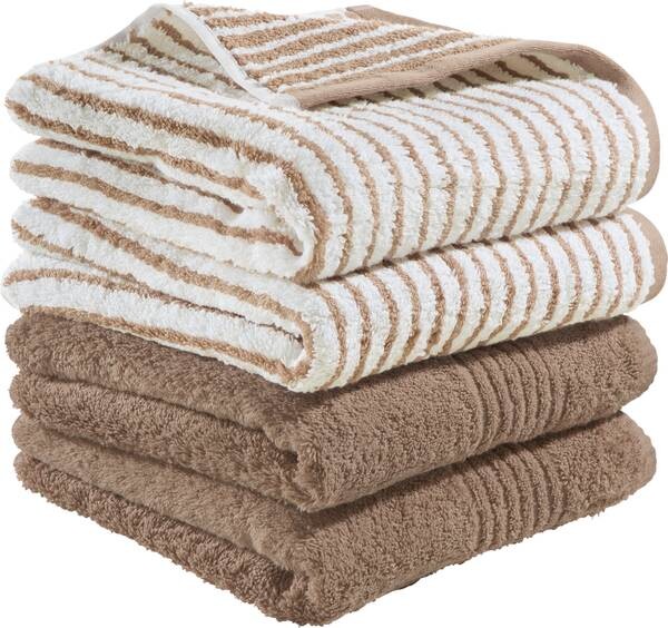 

Полотенце Erwin Müller 4er-Pack 138325, 50x1x100 см цвет cappuccino