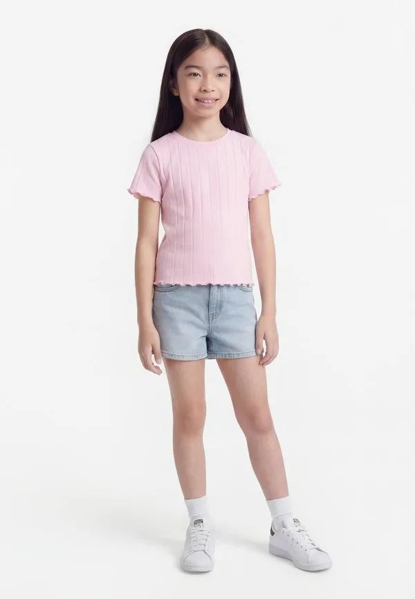 Укороченная базовая футболка nkfnoralina Name It, Light Pink
