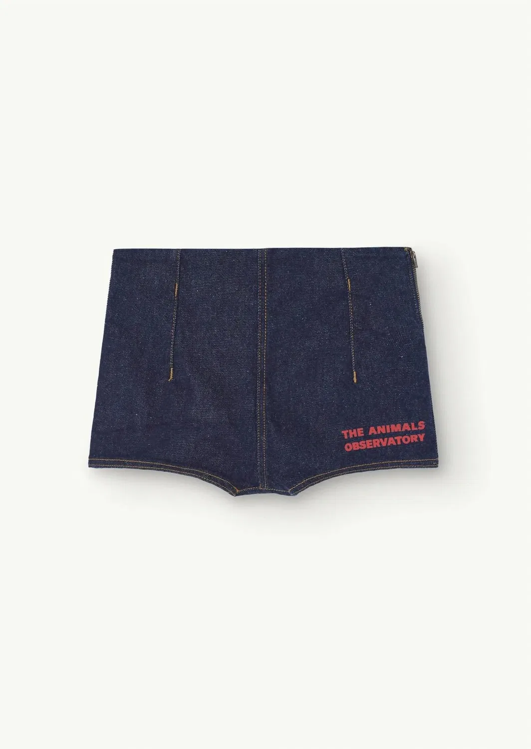 The Animals Observatory Джинсовые шорты Clam Denim Shorts цвета индиго — фото 3