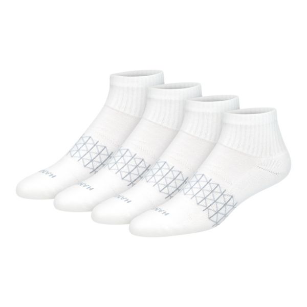 

Мужские носки 3+1 в подарок максимальный комфорт короткие носки до щиколотки Hanes, белый