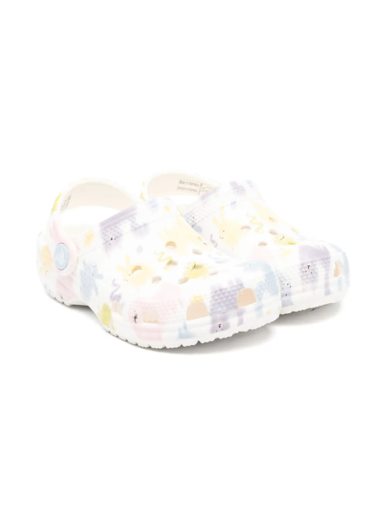 

Классические слайды Crocs Kids, белый