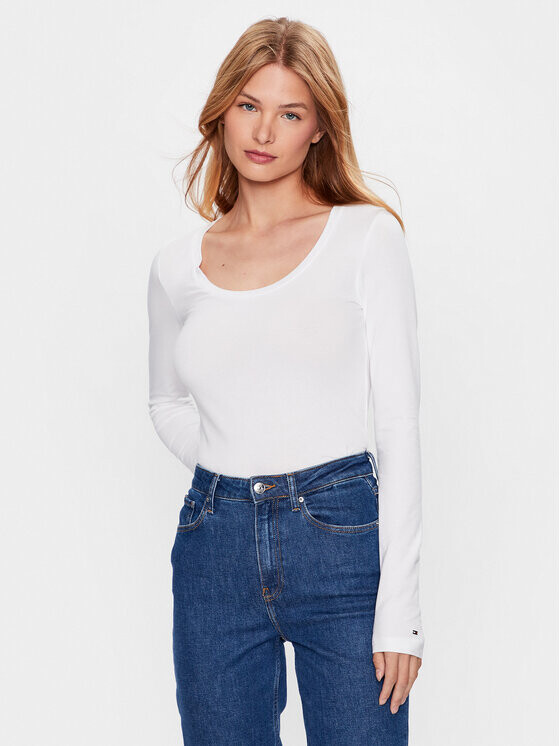

Узкая блузка Tommy Hilfiger, белый