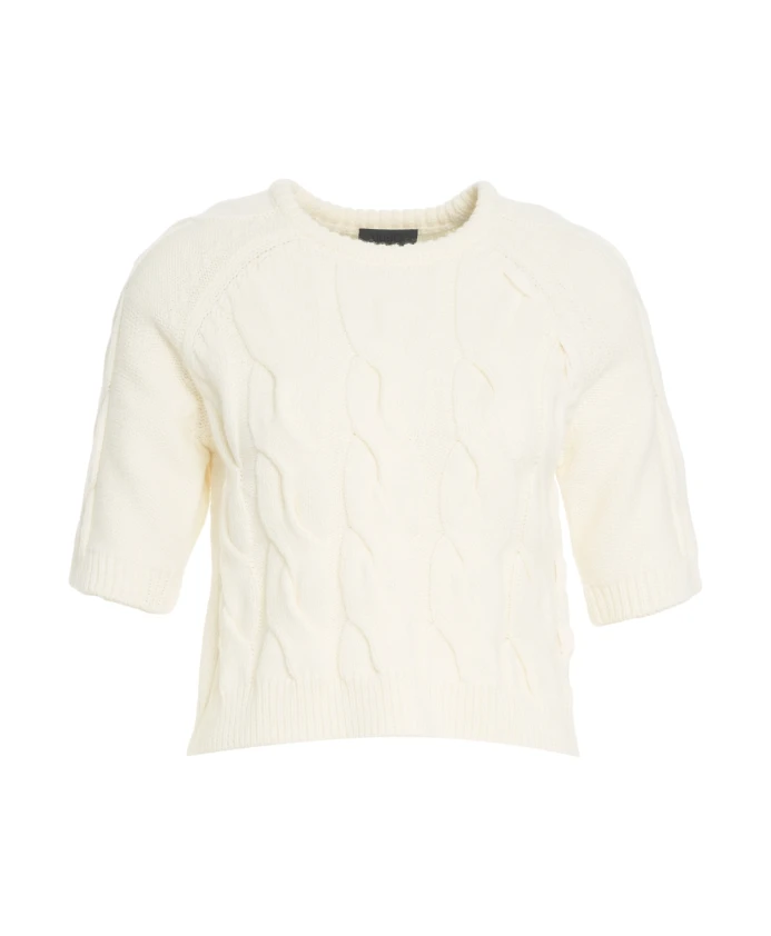 

Элегантный пуловер крупной вязки белого цвета. Liu Jo, белый