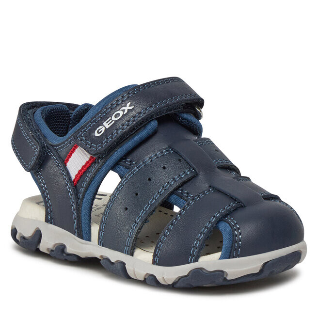Сандалии Geox B Sandal Flaffee Boy B4559B 08515 C4002 M Navy, темно-синий — фото 2