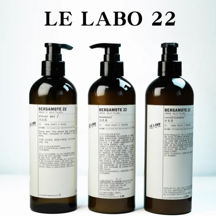 Шампунь 22 Citrus Bergamot Scent для ухода за волосами увлажняющий с долговременным ароматом придающий объем и пышность 480ml Le Labo — фото 3
