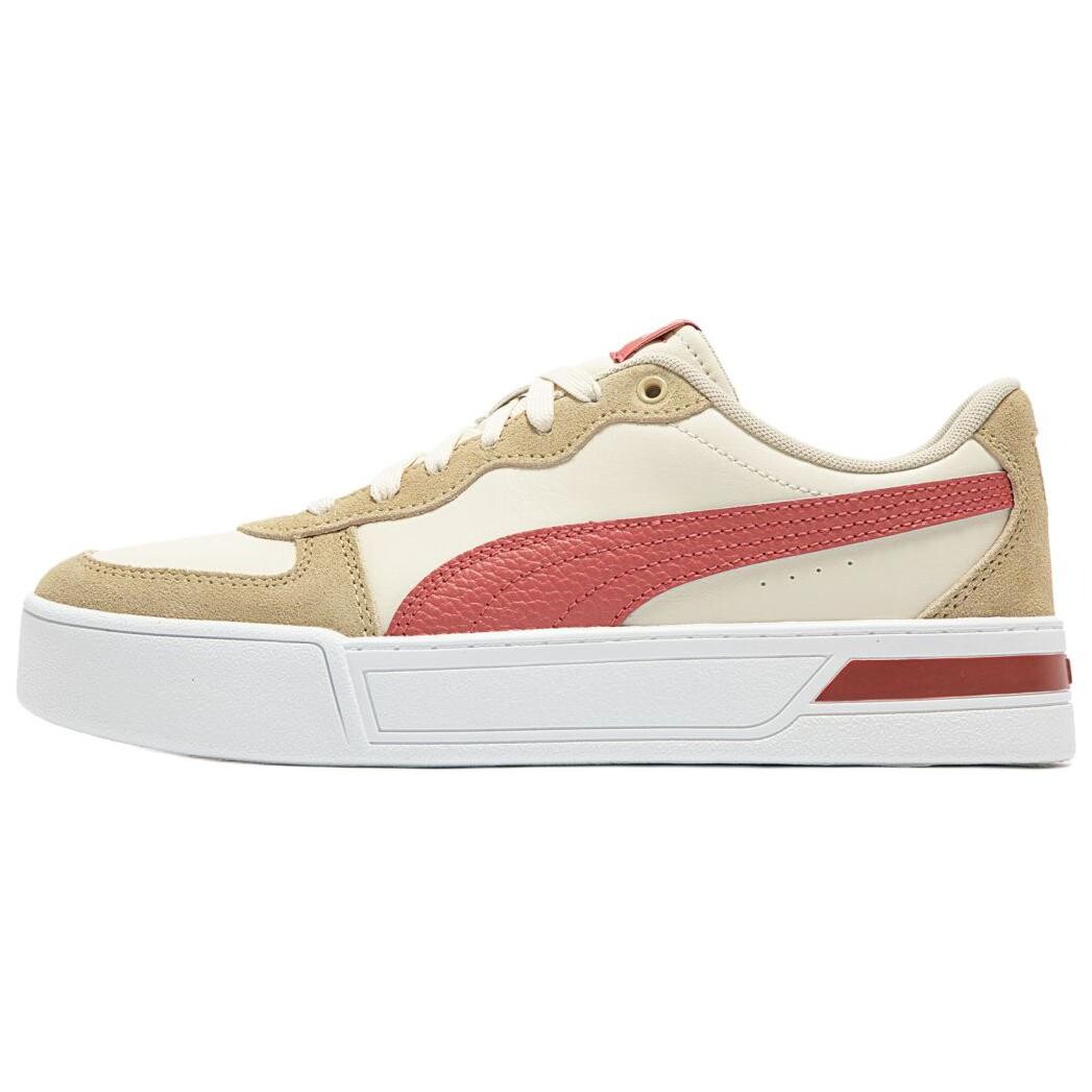 

Кроссовки Puma Skye Skateboarding Shoes Women's Low-top Light Brown Red, красный