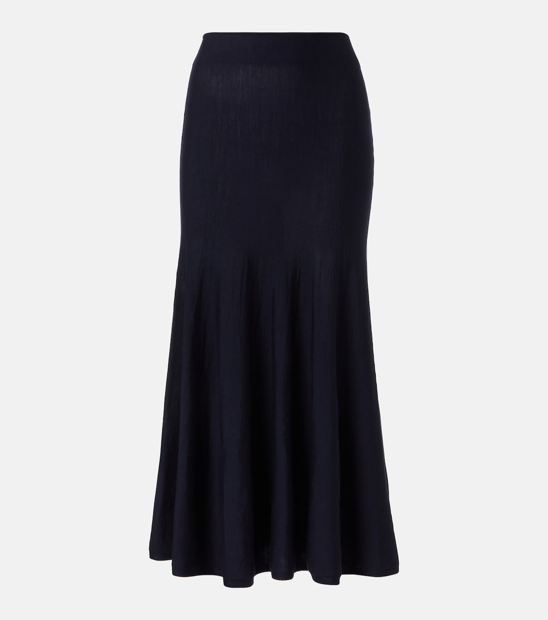 

Юбка миди из шерсти Mayu Khaite, Midnight Navy