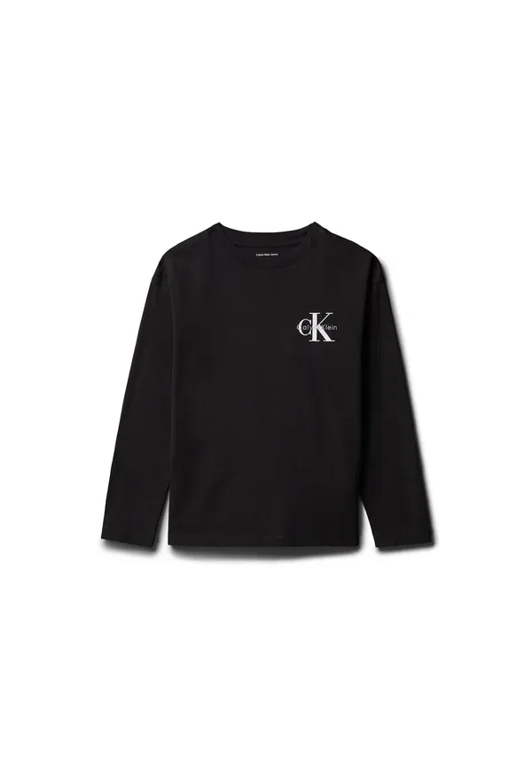 Лонгслив Calvin Klein Jeans, цвет черный — фото 3