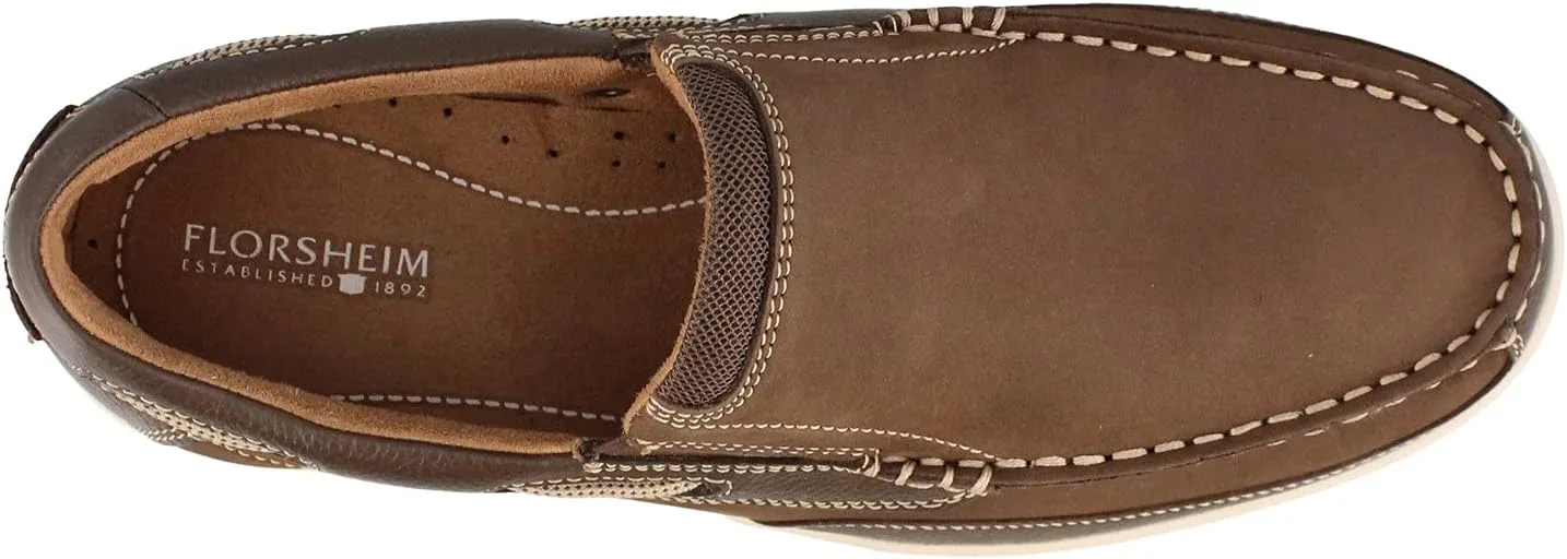 Современные мужские домашние лоферы Florsheim Lakeside, коричневый — фото 3