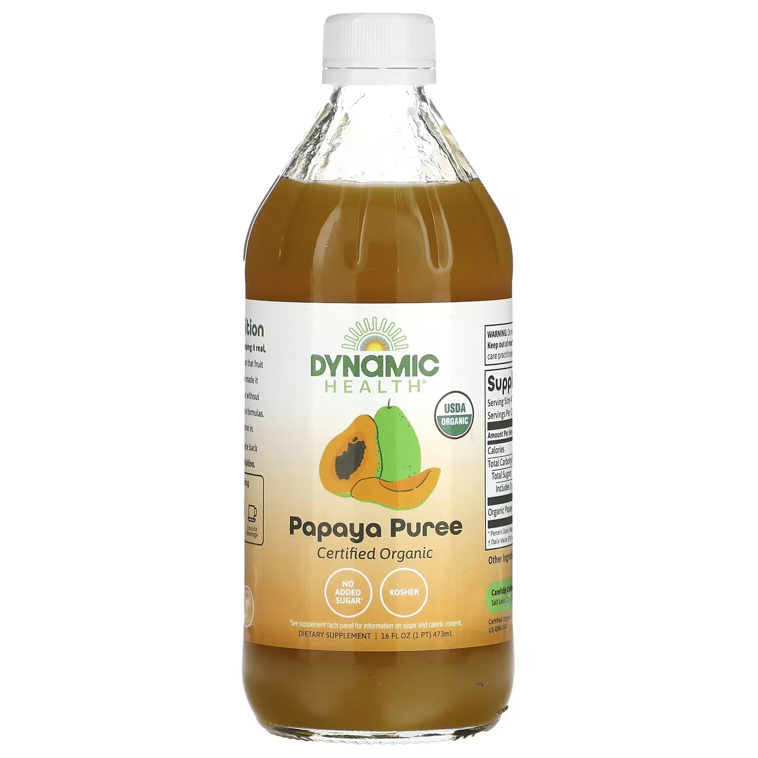 

Добавка Dynamic Health пюре из папайи