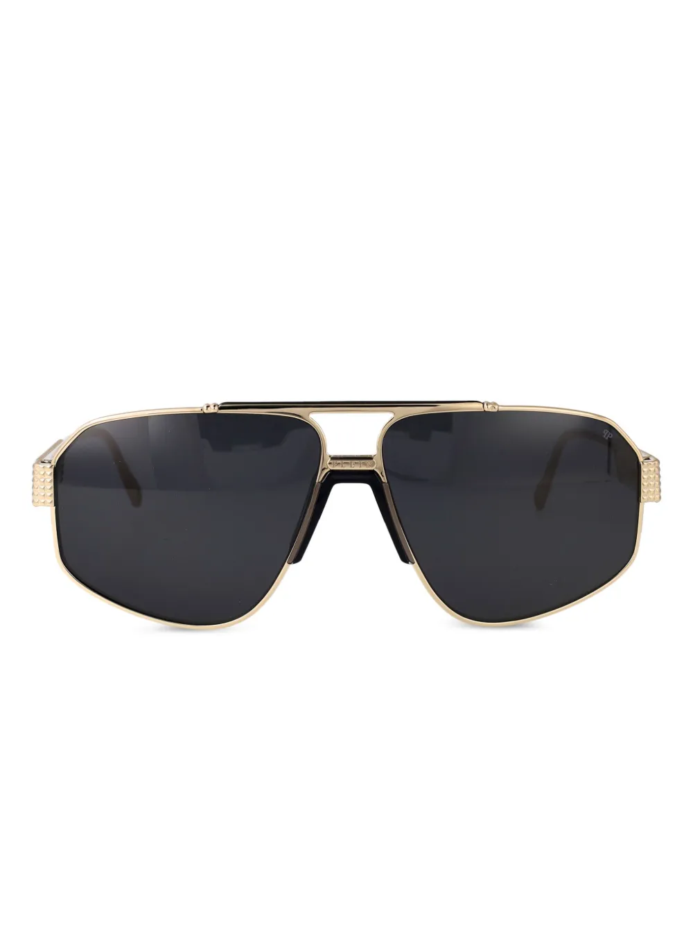 

Солнцезащитные очки SPP106M0302 БЛЕДНО-ЗОЛОТИСТЫЙ ЧЕРНЫЙ Philipp Plein, золотой