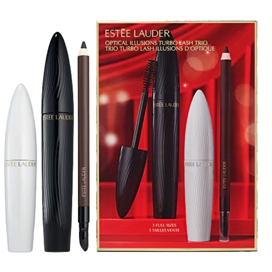Estee Lauder SET Optical Illusions Turbo Lash Trio: Тушь для ресниц Turbo Lash High Powered Volume + Length, 8 мл. 01 черный + Turbo Lash N — фото 2