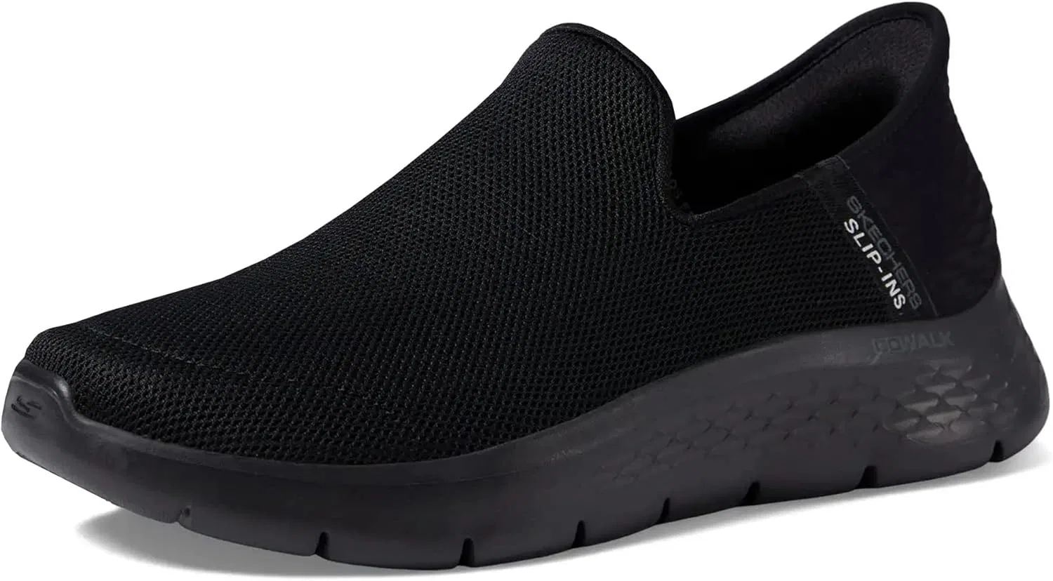 Мужские слипоны Skechers Gowalk Flex Hands Free, спортивные, повседневные, для ходьбы, Black