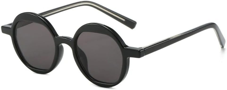 

LVTFCO Винтажная оправа для очков с цветочным леопардовым принтом, женские прозрачные очки, модные круглые солнцезащитные очки с градиентным цветом, защита от УФ-излучения UV400, 1