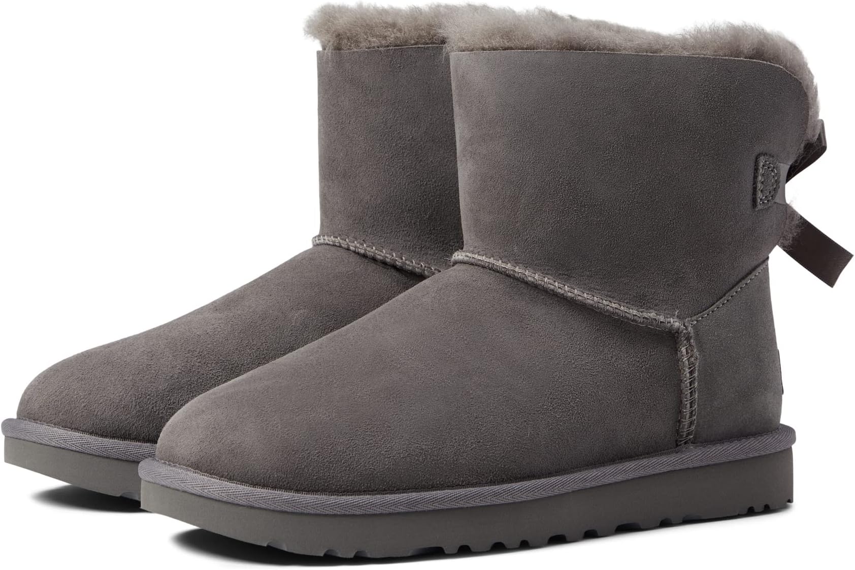 

Сапоги Mini Bailey Bow II UGG, серый