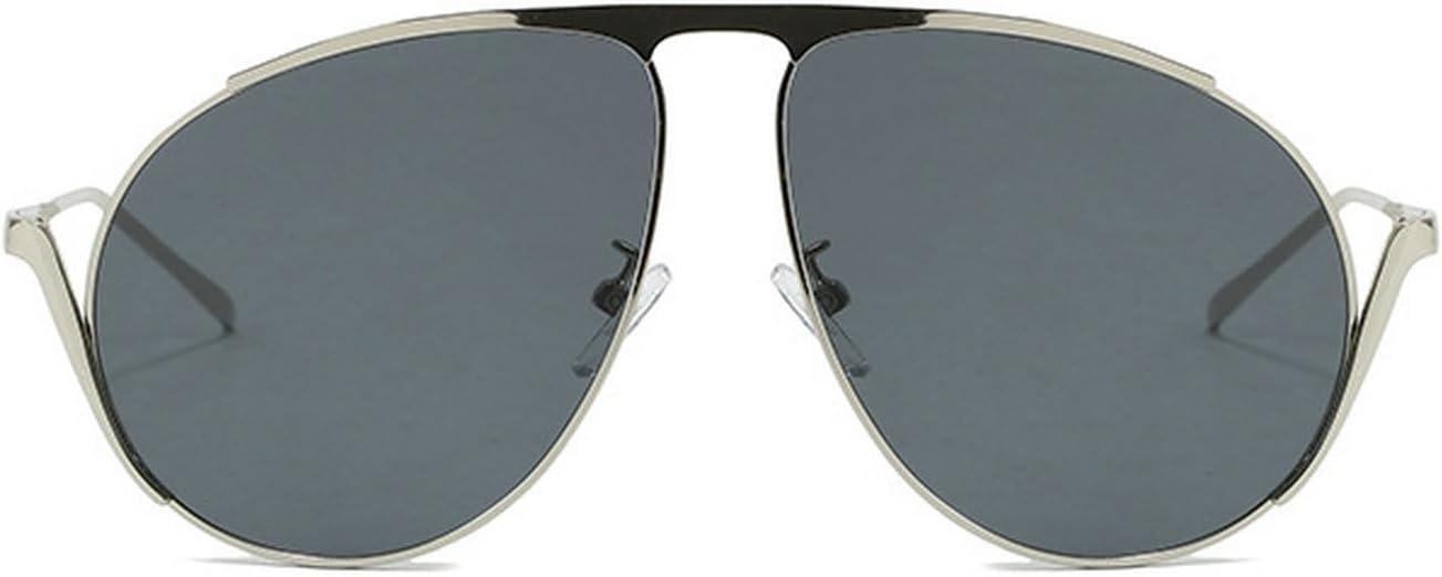 

Laureles — большие солнцезащитные очки-пилот для женщин в винтажном стиле с металлической оправой, овальные, для мужчин в стиле панк, для активного отдыха, с защитой от УФ-излучения UV400, C3