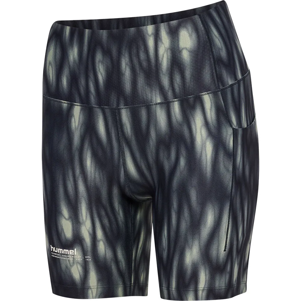 

Леггинсы Hummel HIIT AOP Intensity short, черный