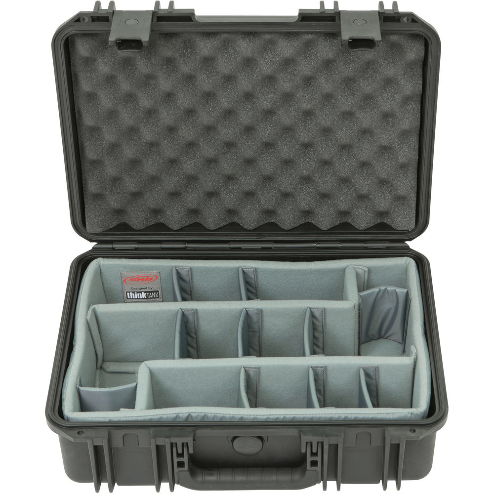 

Чехол SKB iSeries 1711-6 с фоторазделителями Think Tank и крышкой из пенопласта (черный)
