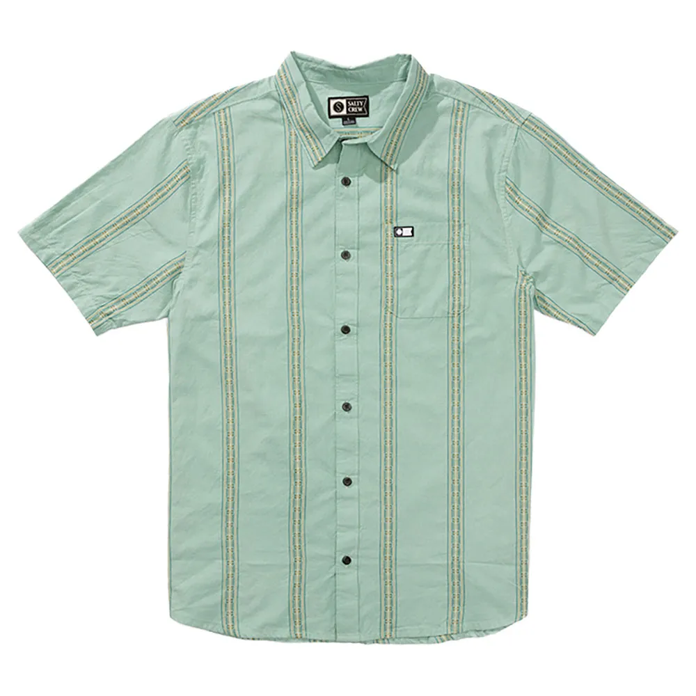 

Рубашка с коротким рукавом Salty Crew Crew button up, зеленый