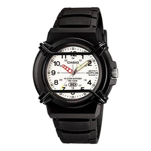 

Часы CASIO Quartz Waterproof Mens White Analog, белый