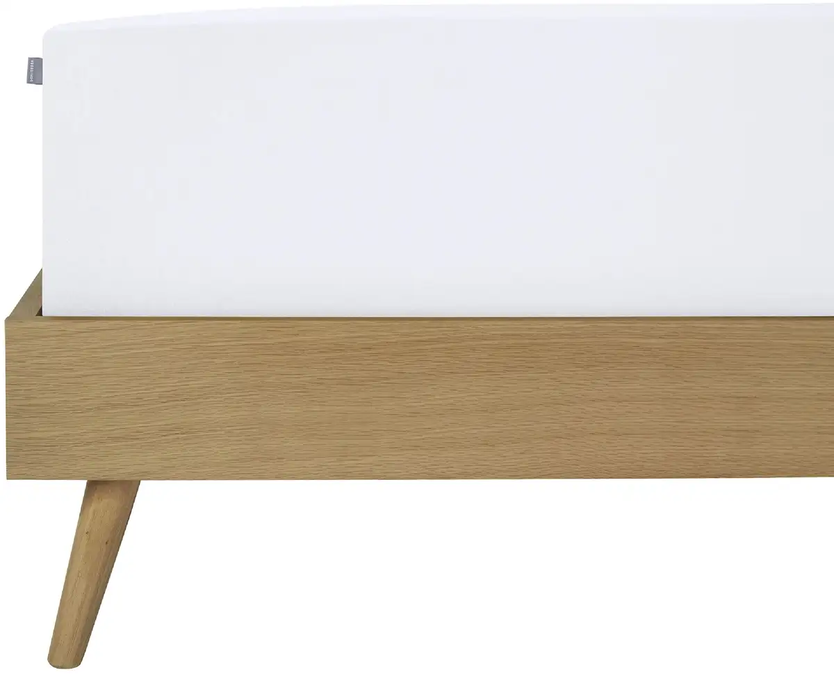 

Простыня Schiesser "Джесси из 100% хлопка", для матрасов высотой до 22 см, СДЕЛАНО В ЗЕЛЕНОМ цвете от OEKO-TEX 150х200 см, 1 шт., белый