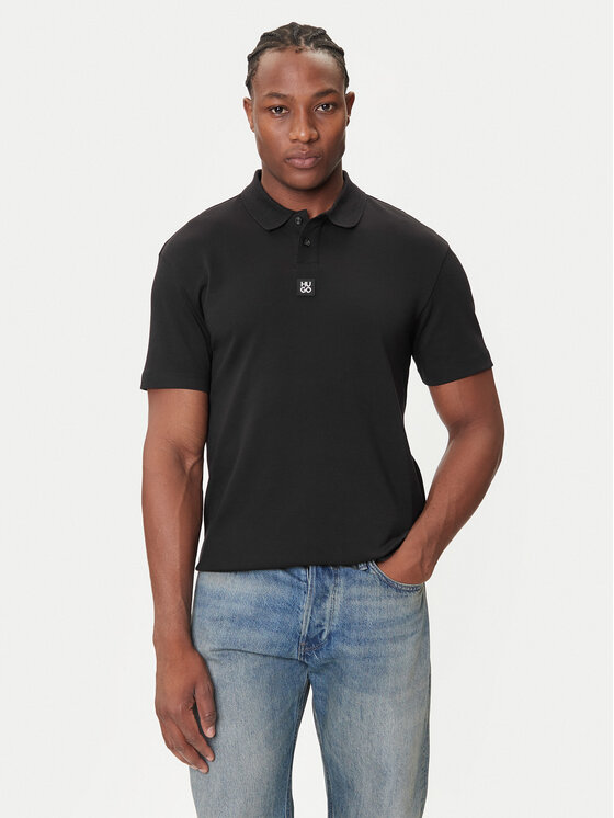

Поло regular fit Deabono_D 50517638 Hugo, чёрный