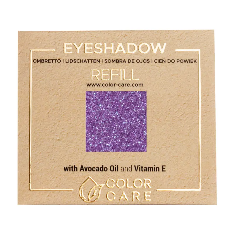 

Тени для век с веганскими блестками - 057 драгоценный Color Care Glitter - Violet Blue, 2 гр