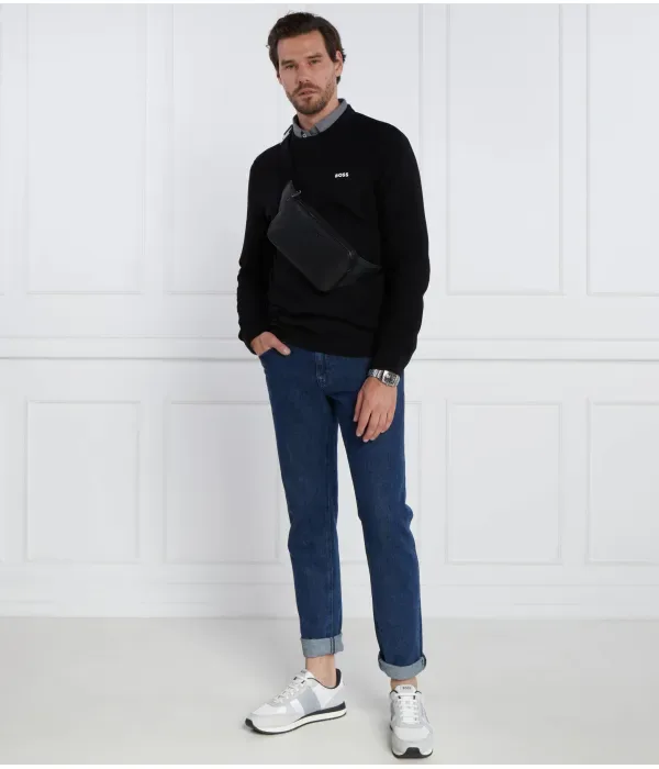 Свитер Momentum-X_CN regular fit Boss Green, черный — фото 2