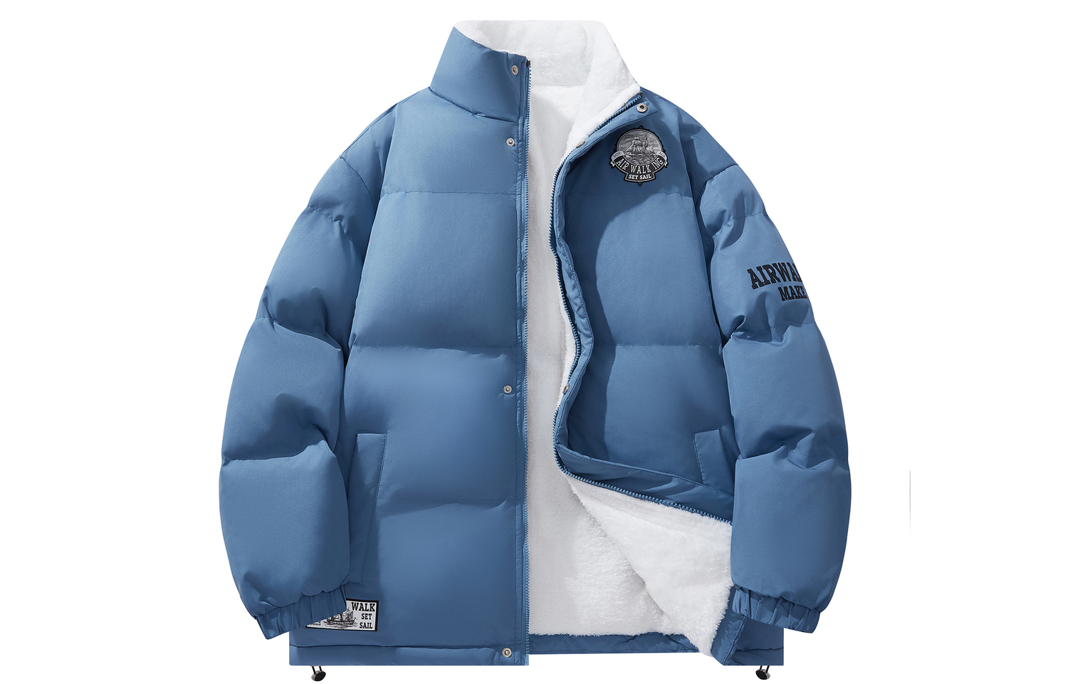 

Airwalk Пуховик Unisex, Dusty Blue (Sherpa Upgraded)