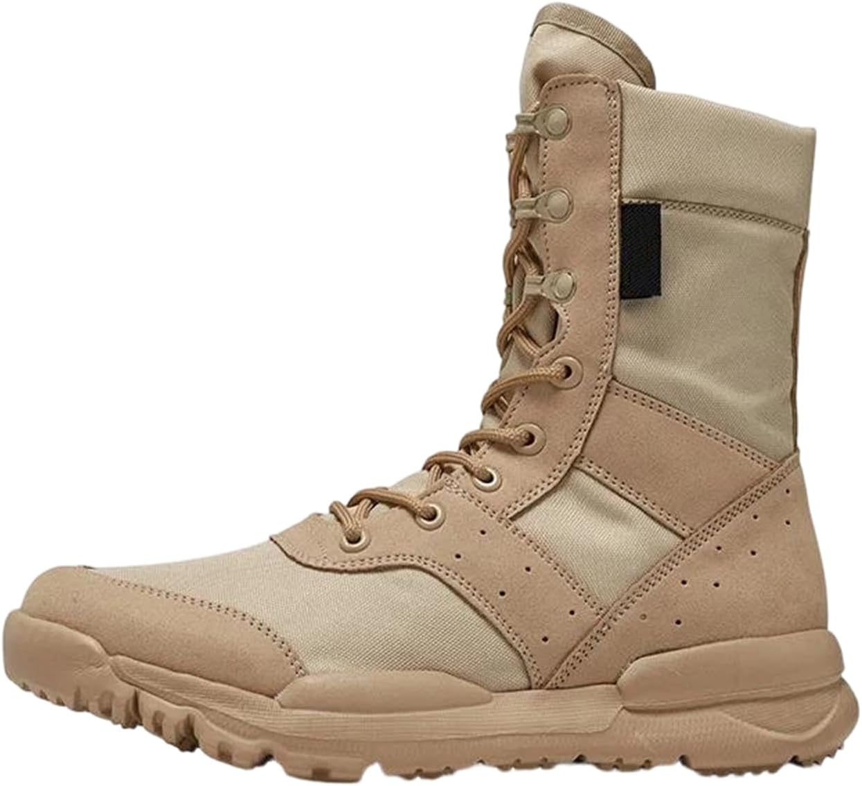 

Мужские дышащие боевые ботинки, легкие, с амортизацией, тактические походные ботинки для работы на открытом воздухе Alloaone, Sand