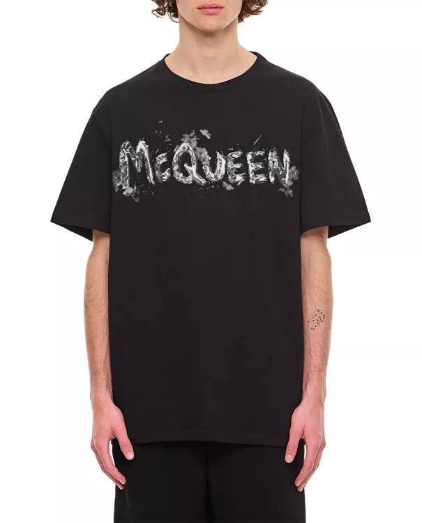 

Футболка с круглым вырезом Alexander Mcqueen, черный