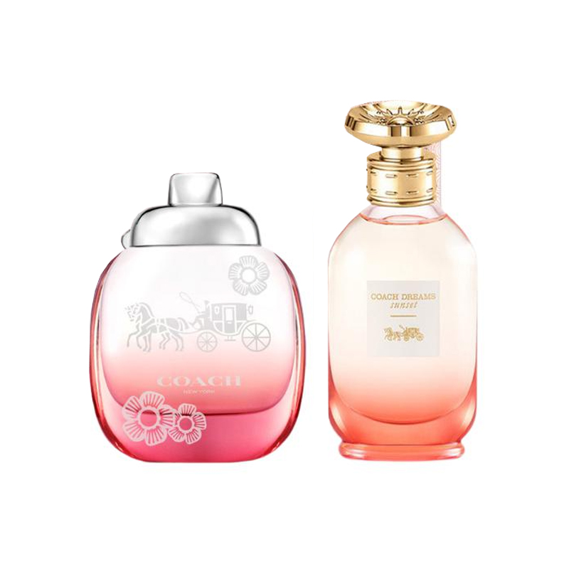Набор миниатюр духов два предмета Eau De Parfum EDP грейпфрут пион 4,5мл+4,5мл COACH