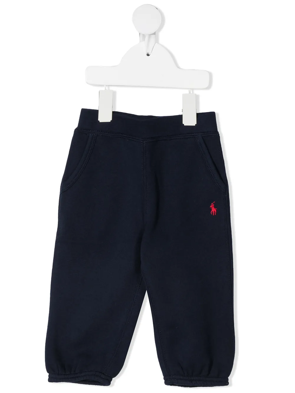 

Брюки с вышитым логотипом POLO RALPH LAUREN KIDS, синий