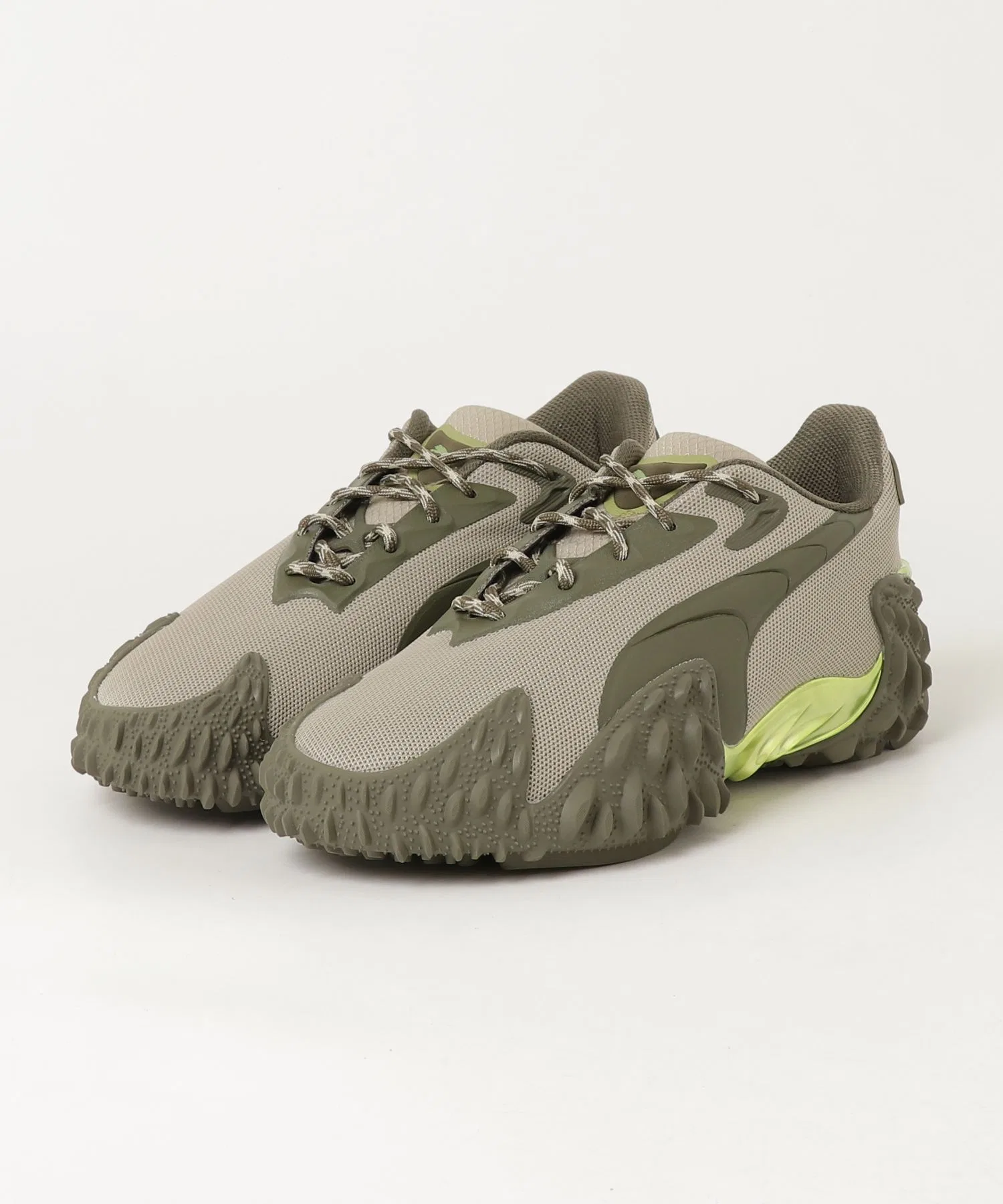 Мужские кеды PUMA MOSTRO X DOTS хаки — фото 2