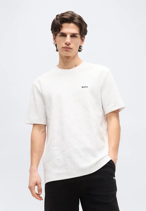 Футболка с принтом участника Boss, White