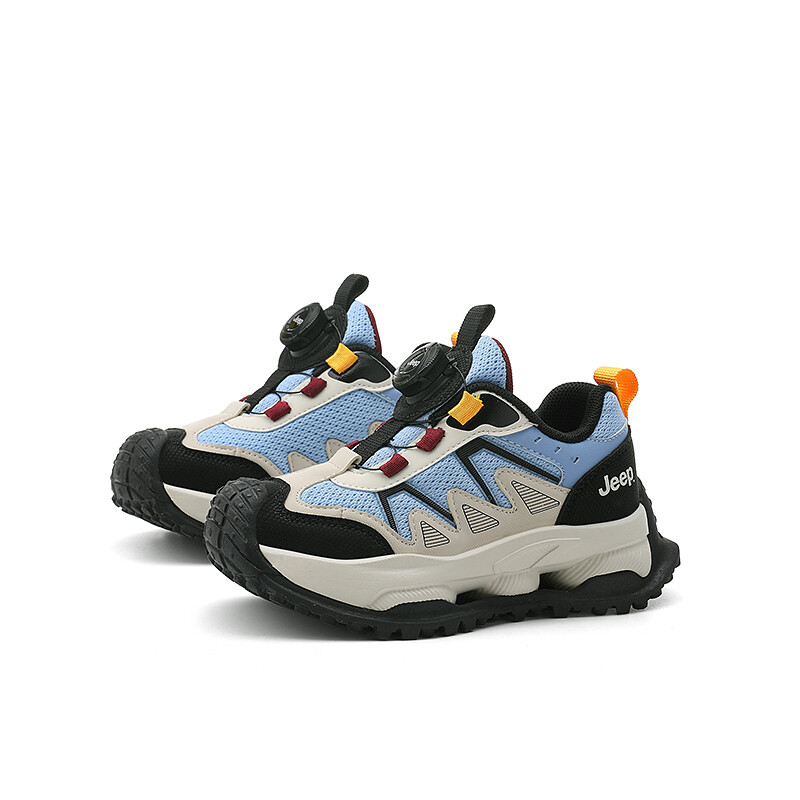 Кроссовки Jeep Kids Outdoor Shoes Kids Low-top Blue/beige/black, голубой — фото 3