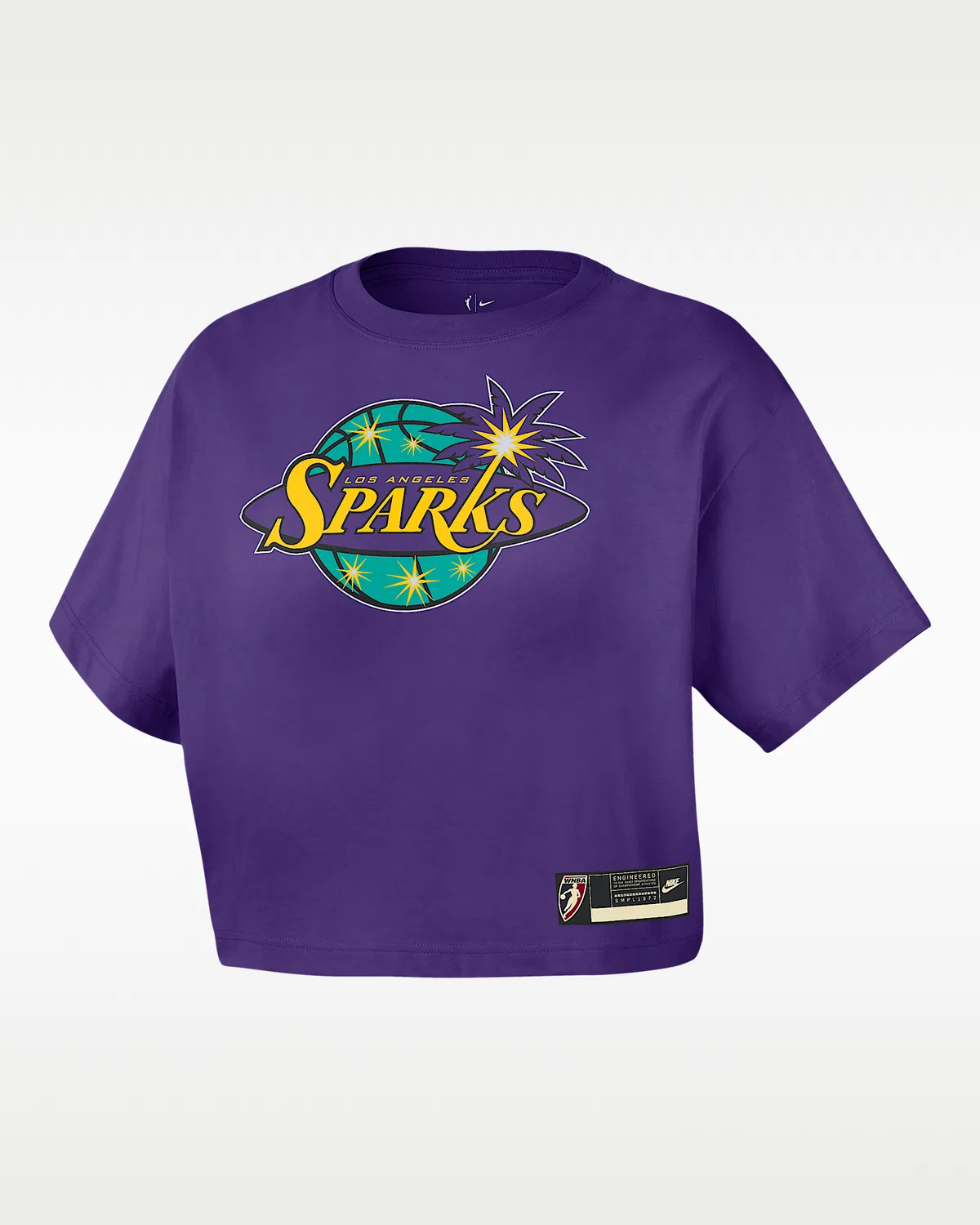 Nike Женская футболка WNBA Los Angeles Sparks Court Origins, Field Purple