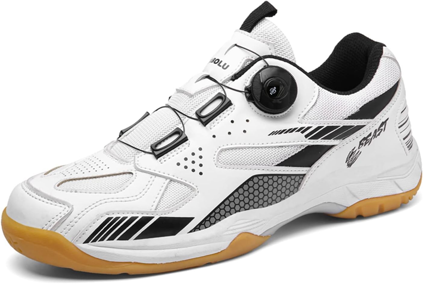 

Кроссовки для зала для тенниса, бадминтона, настольного тенниса, волейбола, паддл-тенниса для мужчин и женщин, мальчиков и девочек Ybberik, белый