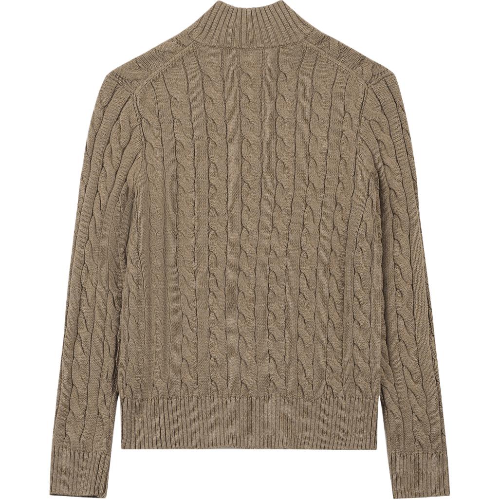 Мужская трикотажная одежда FW25 Polo Ralph Lauren, maillard style коричневый — фото 3