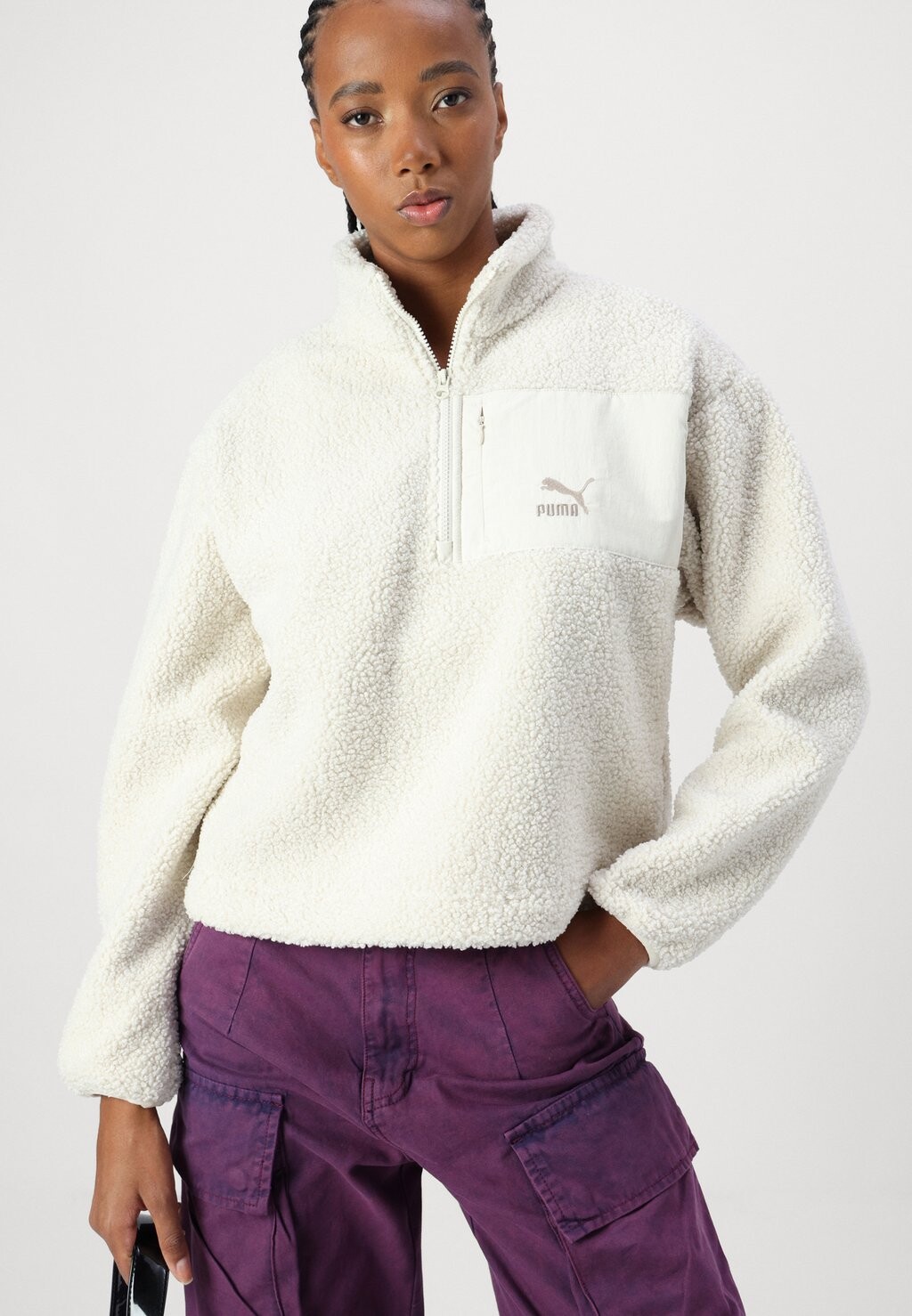 

Флисовый джемпер WINTERIZED HALF Puma, молочный
